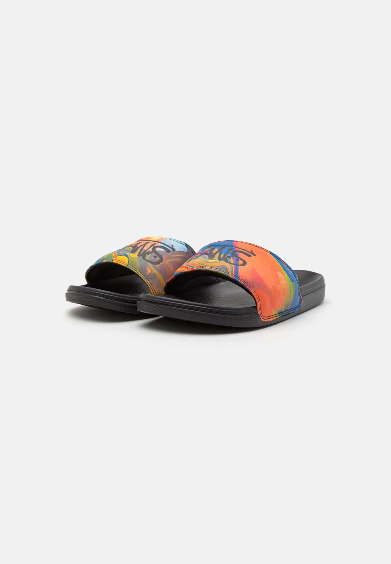 Vans La Costa Slide On UnisexCiabattineRainbow Multi-Coloured/Black Uomo Scarpe Aperte VA215G007-T11 4 Vans La Costa Slide On UnisexCiabattineRainbow Multi-Coloured/Black Uomo Scarpe Aperte VA215G007-T11 - immagine 2