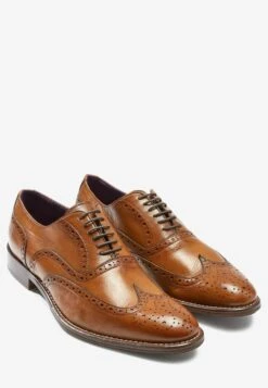 Next Signature Italian Wing Cap Brogues Wide Fit - Stringate Eleganti - Tan Brown 12 Next Signature Italian Wing Cap Brogues Wide Fit - Stringate Eleganti - Tan Brown -Vendite Lloyd 26820a7b610f4adcbf441bd485ee009e