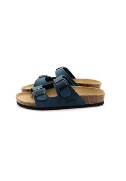 CiabattaCiabattineBlu Uomo Scarpe Aperte R8G12G001-K11