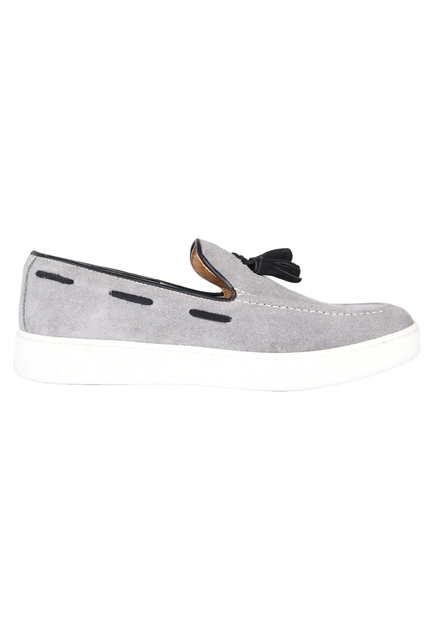 In Camoscio - Mocassini - Grigio 9 In Camoscio - Mocassini - Grigio - immagine 7