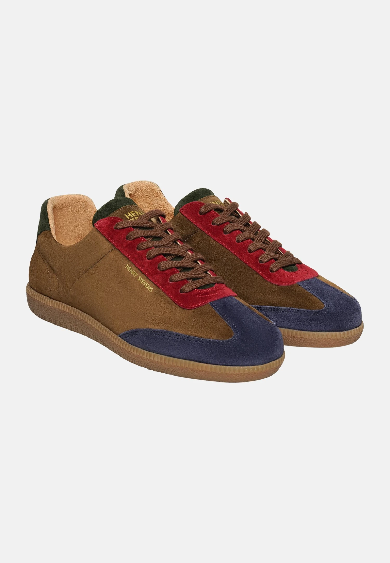 Travis Tis- Sneakers Basse - Grün Blau Braun Rot 4 Travis Tis- Sneakers Basse - Grün Blau Braun Rot - immagine 2