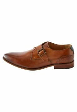 Next Leather Single Monk ShoesMocassini ElegantiTan Brown Uomo Scarpe Basse NX312C08I-O11