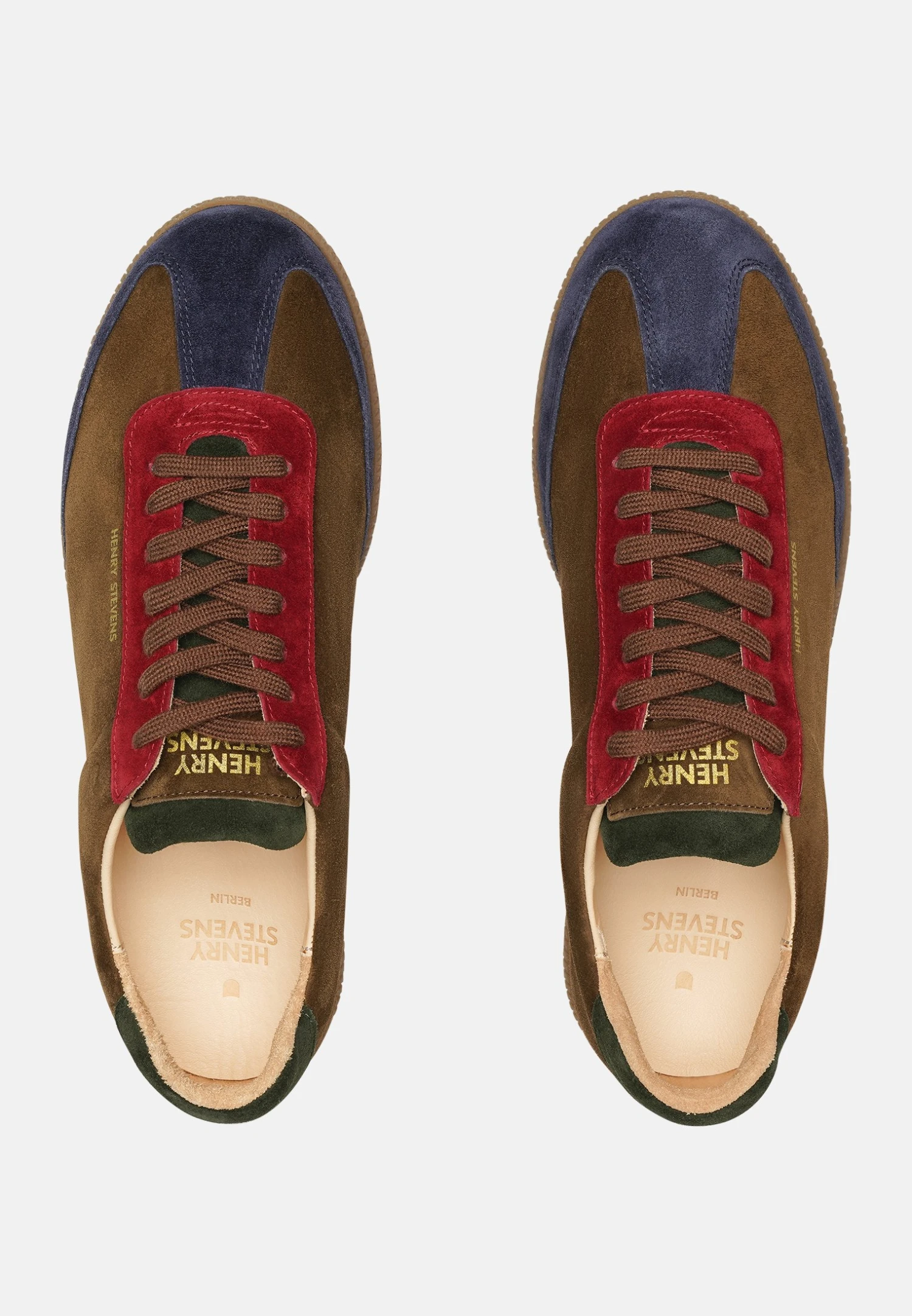 Travis Tis- Sneakers Basse - Grün Blau Braun Rot 5 Travis Tis- Sneakers Basse - Grün Blau Braun Rot - immagine 3