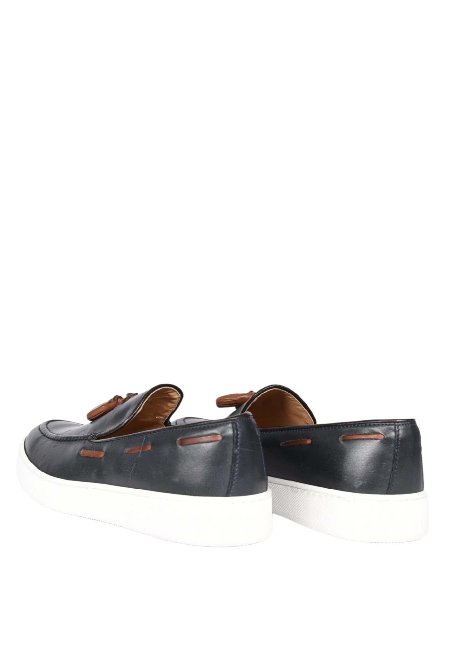 Con Nappine - Mocassini - Blu 6 Con Nappine - Mocassini - Blu - immagine 4