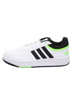 Adidas Originals Hoops Sneakers BasseWhite Black Lime Uomo Sneaker AD112O0R6-E11