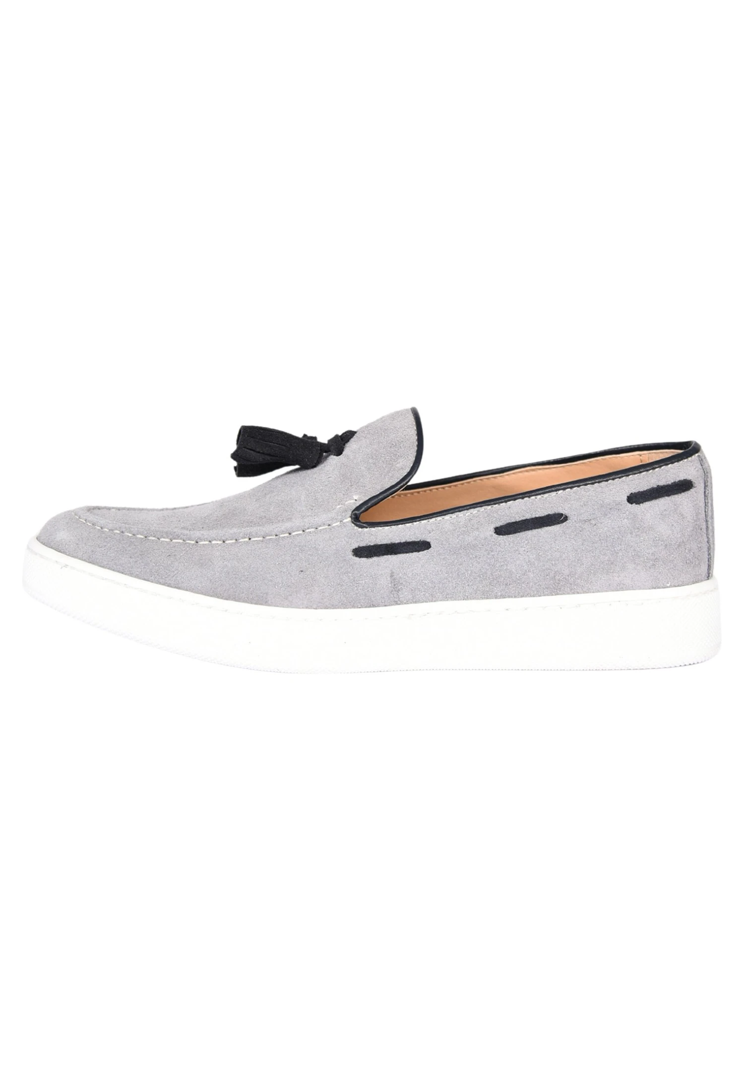 In Camoscio - Mocassini - Grigio 3 In Camoscio - Mocassini - Grigio