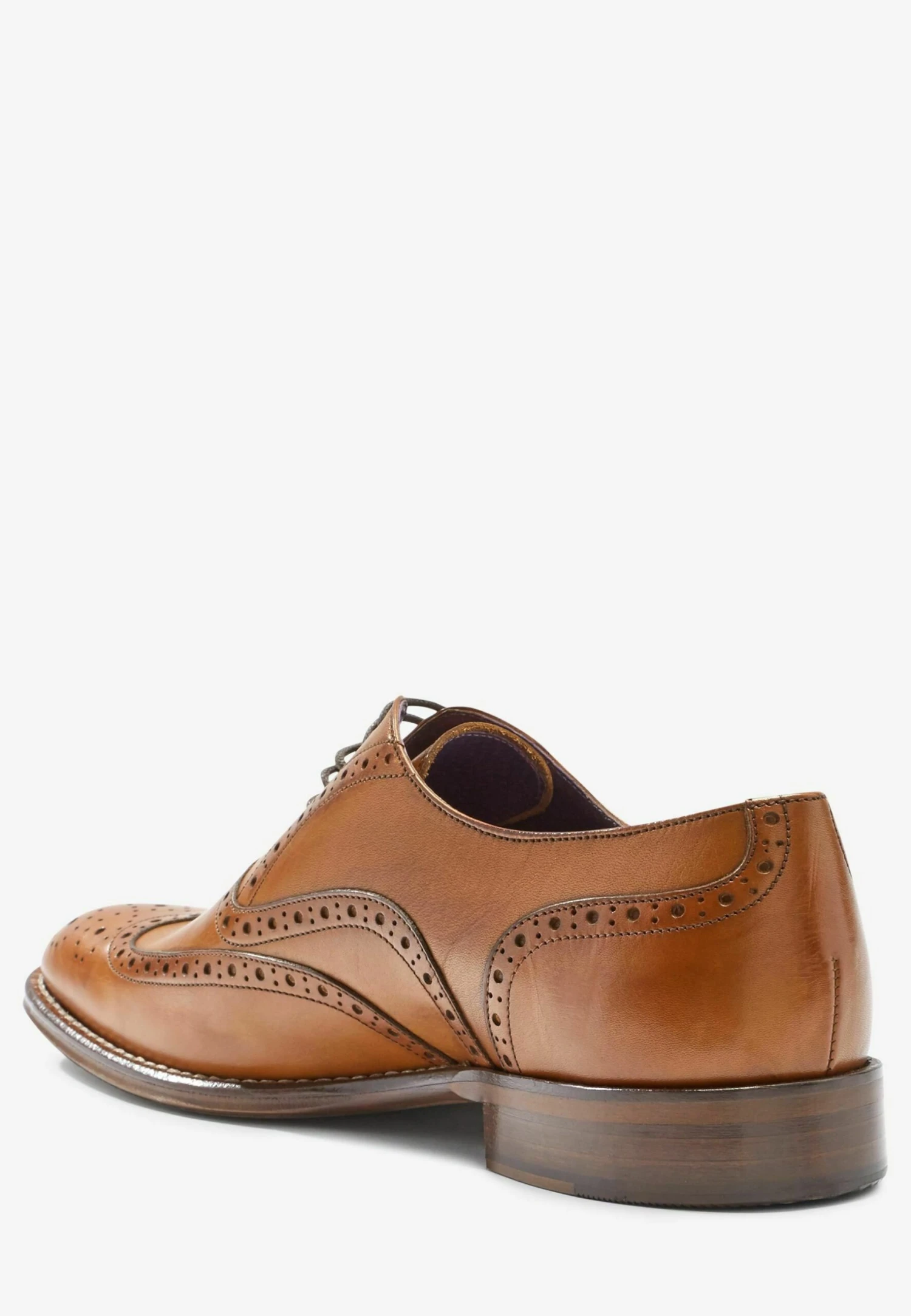 Next Signature Italian Wing Cap Brogues Wide Fit - Stringate Eleganti - Tan Brown 8 Next Signature Italian Wing Cap Brogues Wide Fit - Stringate Eleganti - Tan Brown - immagine 6