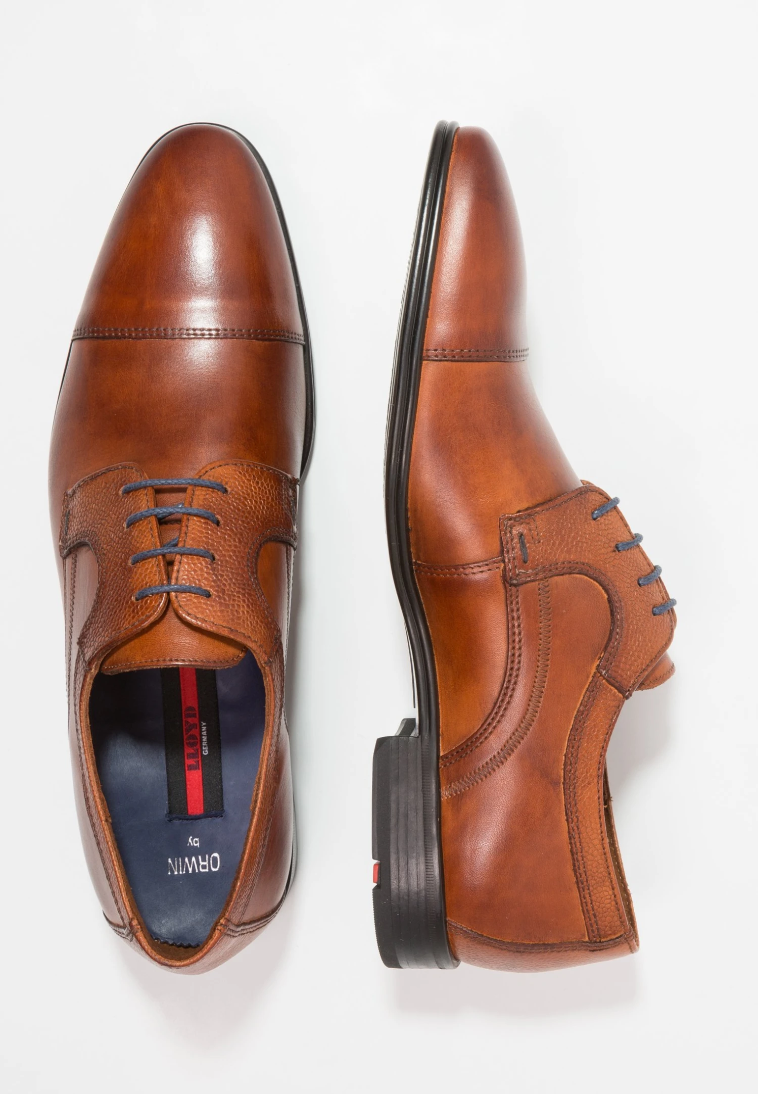 Lloyd Orwin - Stringate Eleganti - Cognac 4 Lloyd Orwin - Stringate Eleganti - Cognac - immagine 2