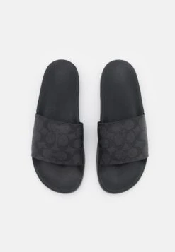 Coach Signature Coatedpool SlideCiabattineCharcoal Uomo Scarpe Aperte COH12G006-Q11 -Vendite Lloyd d9c18943b63440ccb9b2e335b1b24330