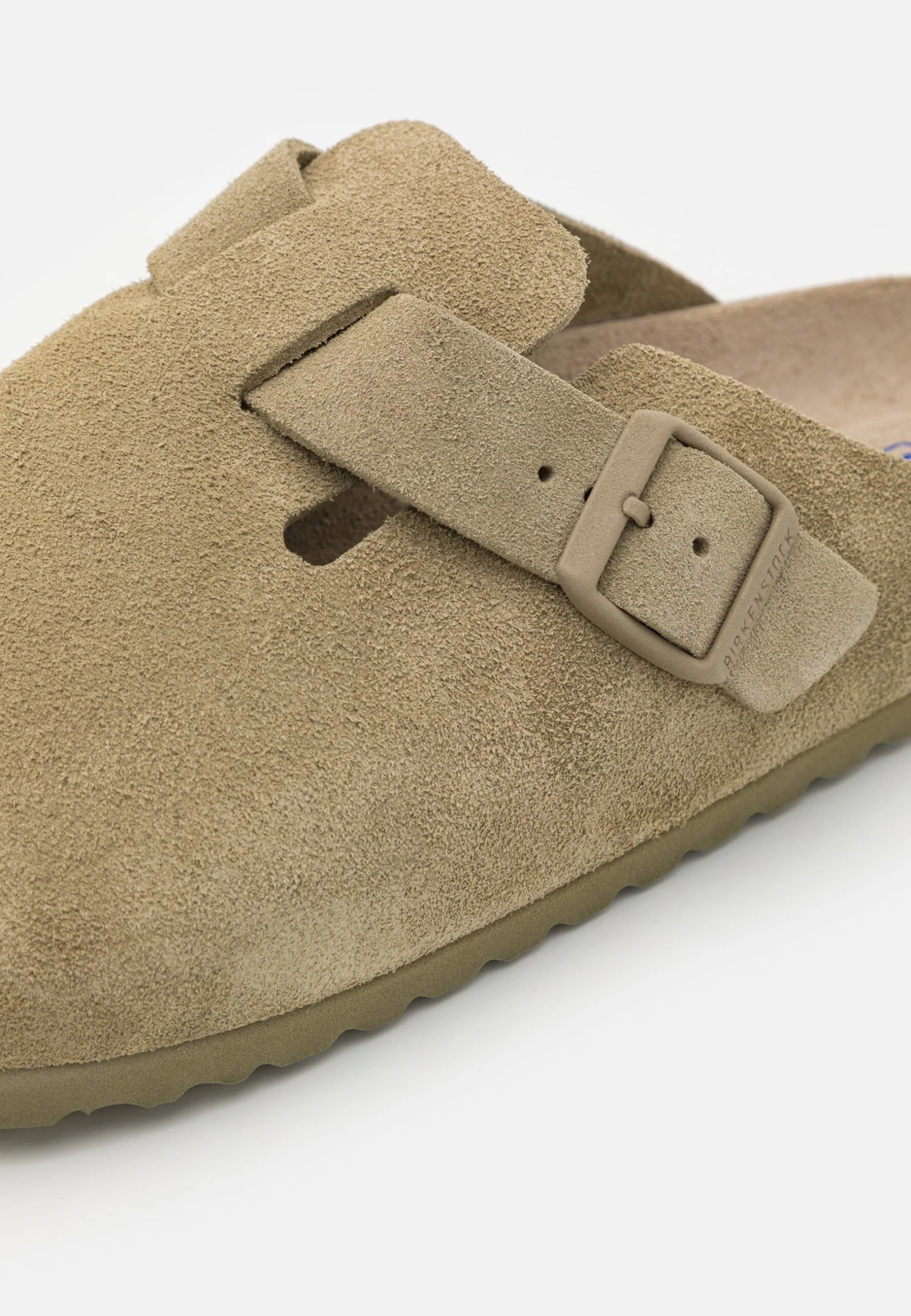 Birkenstock Boston Unisex - Pantofole - Faded Khaki 8 Birkenstock Boston Unisex - Pantofole - Faded Khaki - immagine 6