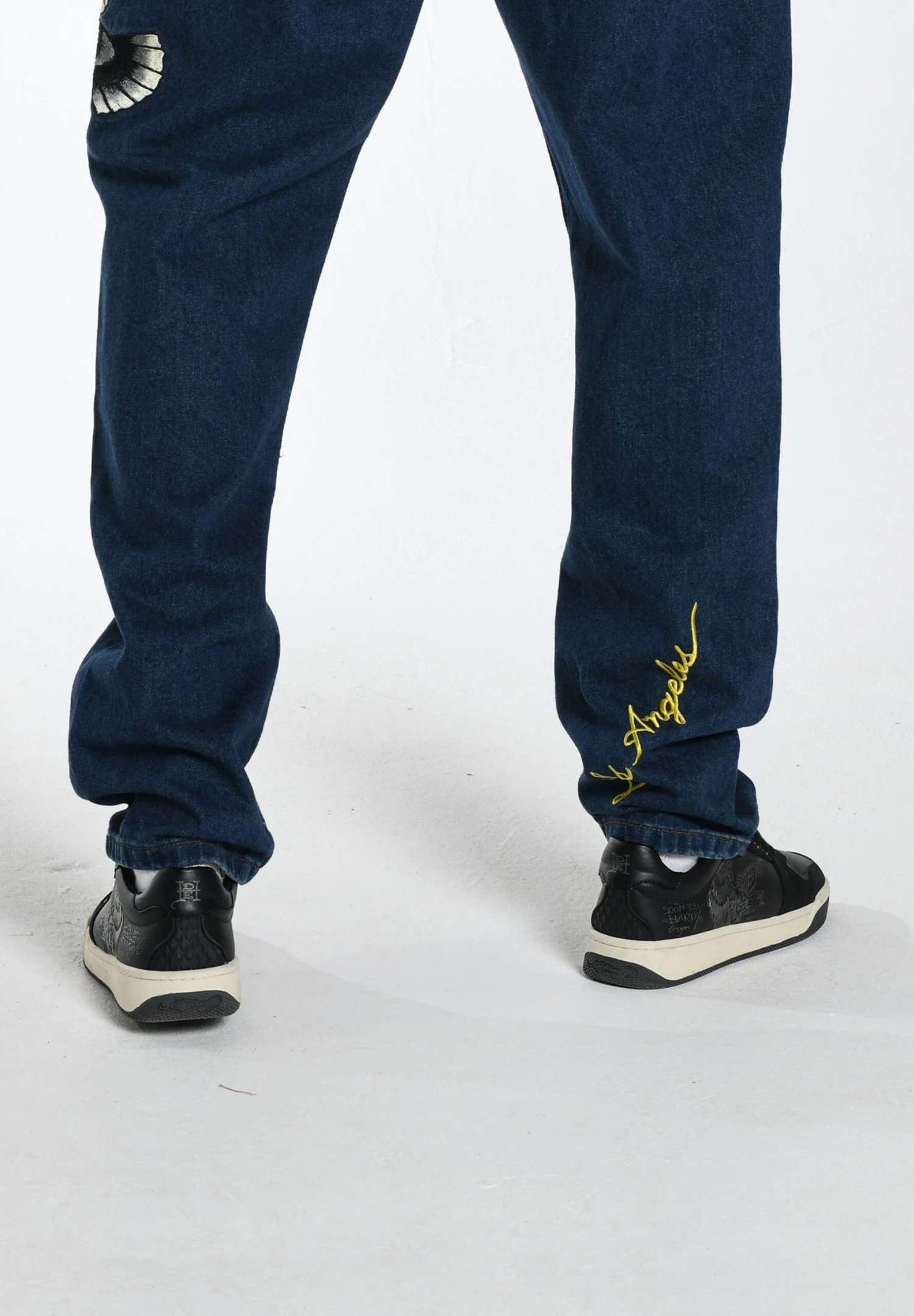 Ed Hardy Courted Low Eagle - Sneakers Basse - Black Silver 5 Ed Hardy Courted Low Eagle - Sneakers Basse - Black Silver - immagine 3