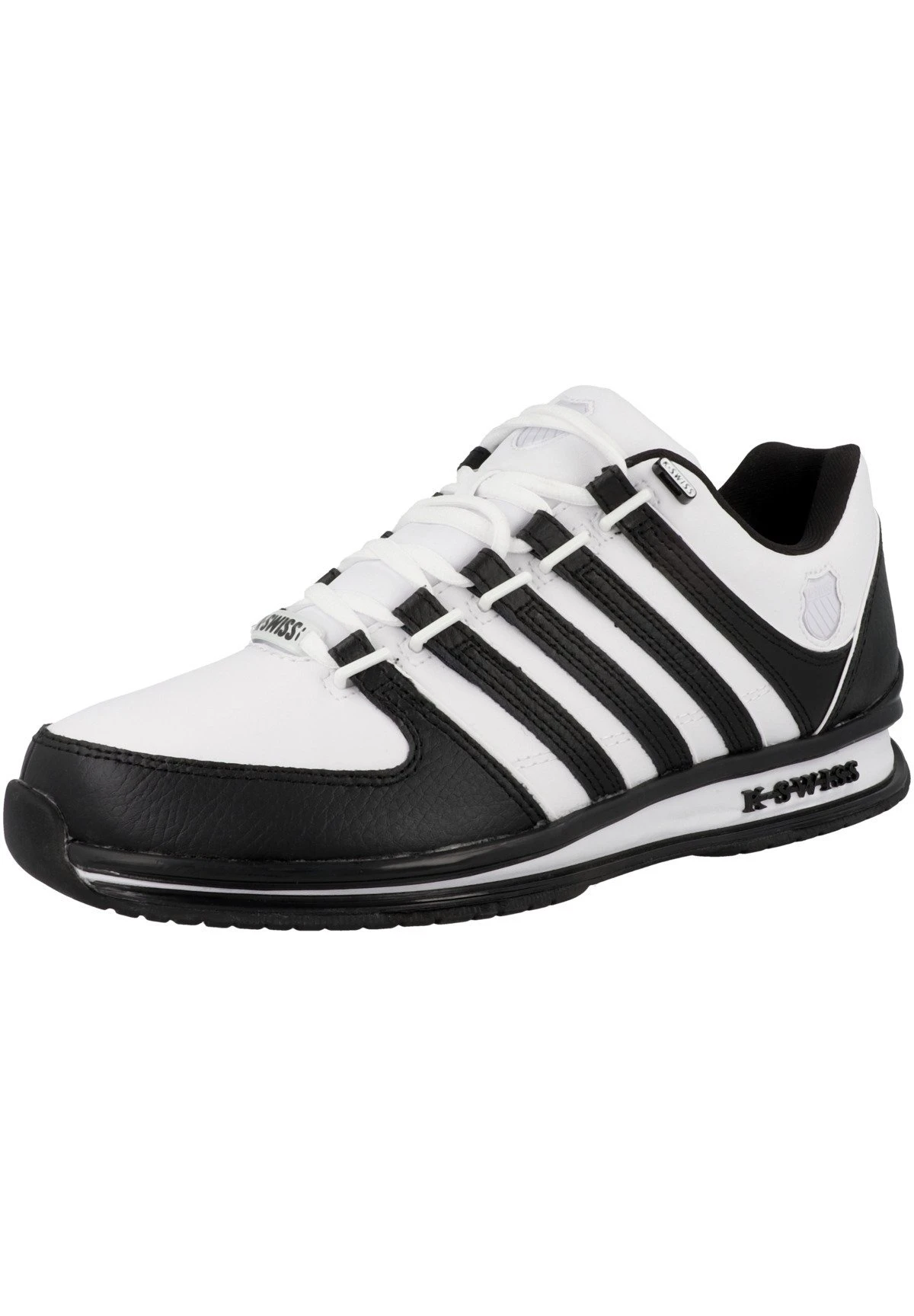 K-Swiss Sneakers Basse - White/White/Black 4 K-Swiss Sneakers Basse - White/White/Black - immagine 2