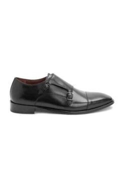 Next Signature Italian Leather Double Monk ShoesMocassini ElegantiBlack Uomo Scarpe Eleganti NX312C07L-Q11